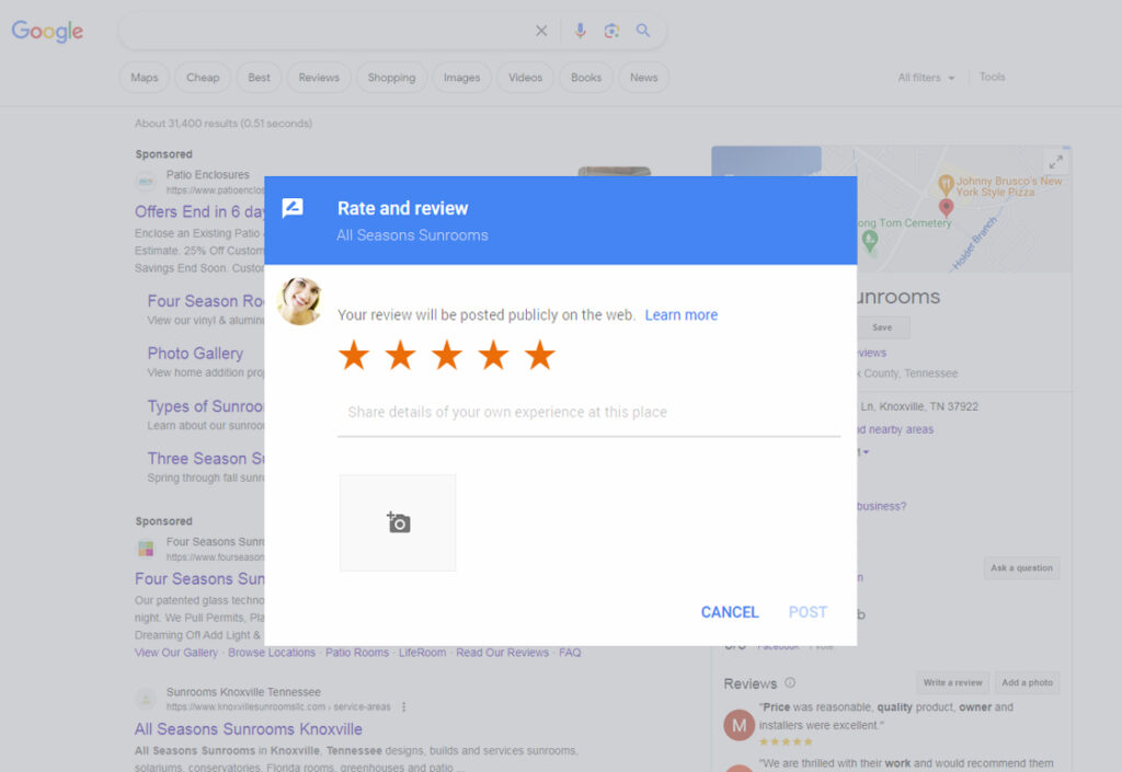 Review Knoxville Sunroom Contractors